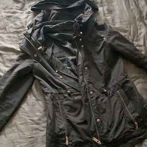 Zara waterproof lightweight jacket (Navy)